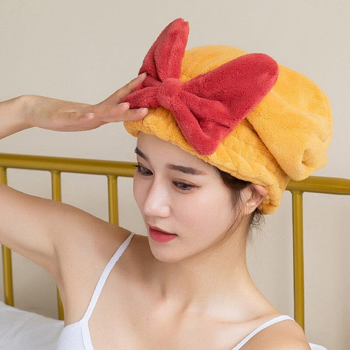 Super saugfähiges Haarhandtuch Wrap für nasses Haar | Karnz