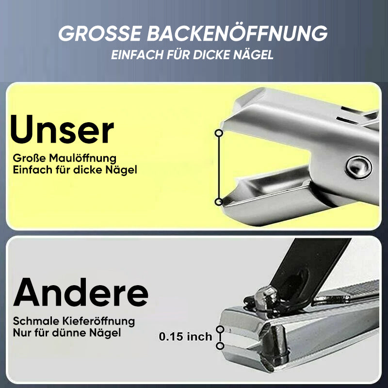 Tragbare ultrascharfe Nagelknipser aus Edelstahl | Karnz