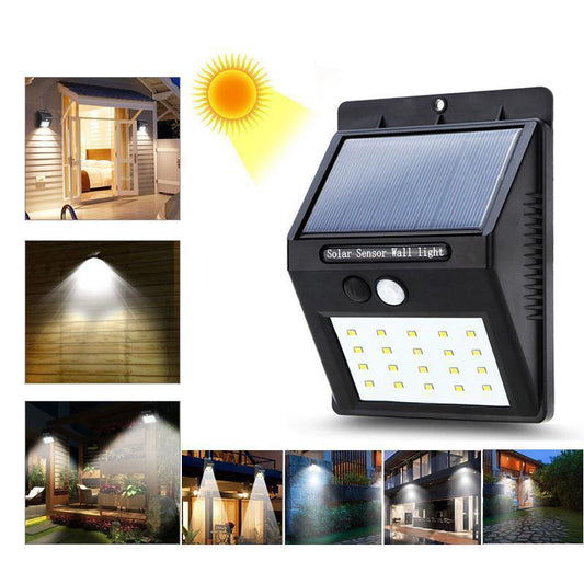 Sandsberg | Solar-LED-Wandleuchte | Bewegungsmelder, Extra Hell