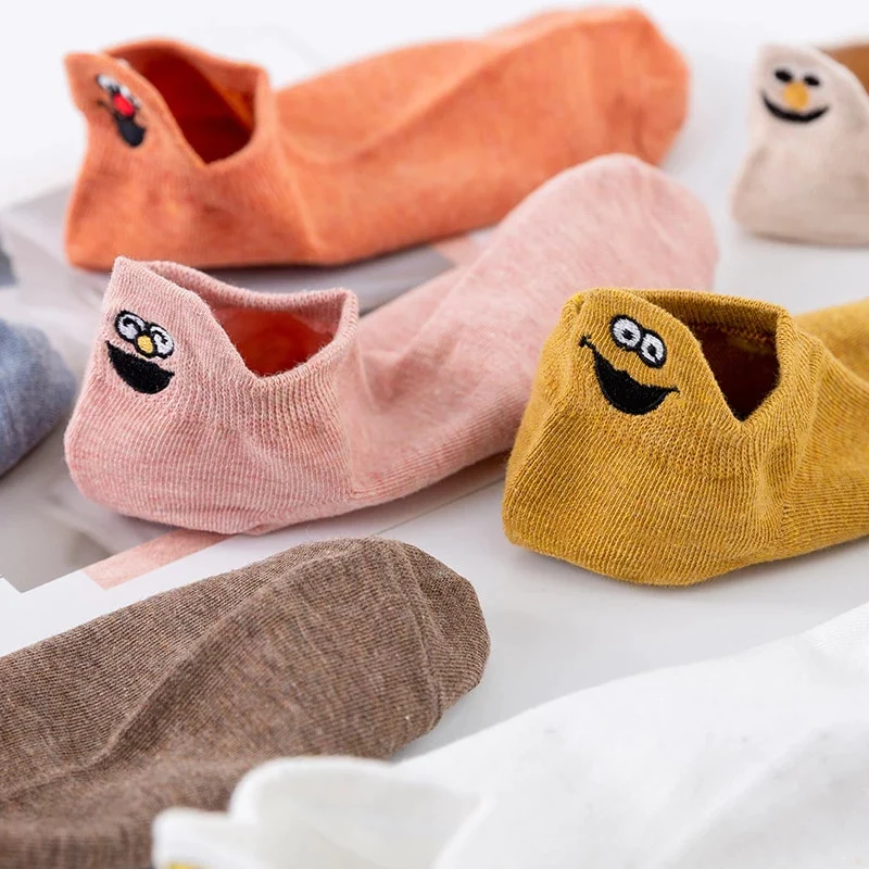Bestickte Socken mit Sesamstraßenmotiv (10 Paar)