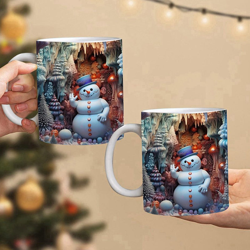 3D Weihnachts-Schneemann Becher | Karnz