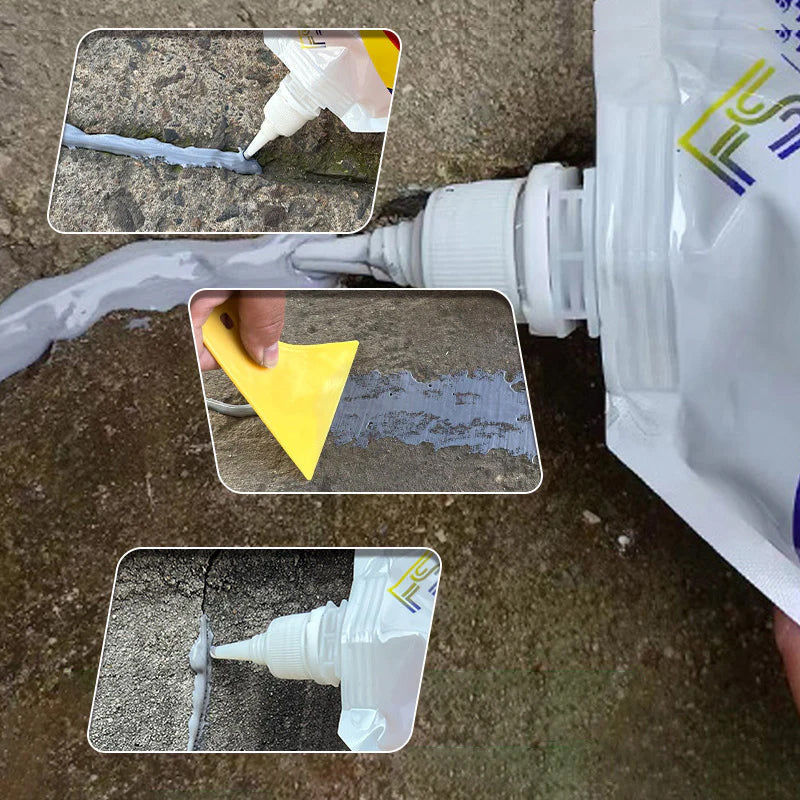 Beton-Dichtstoff zur wasserdichten Rissreparatur