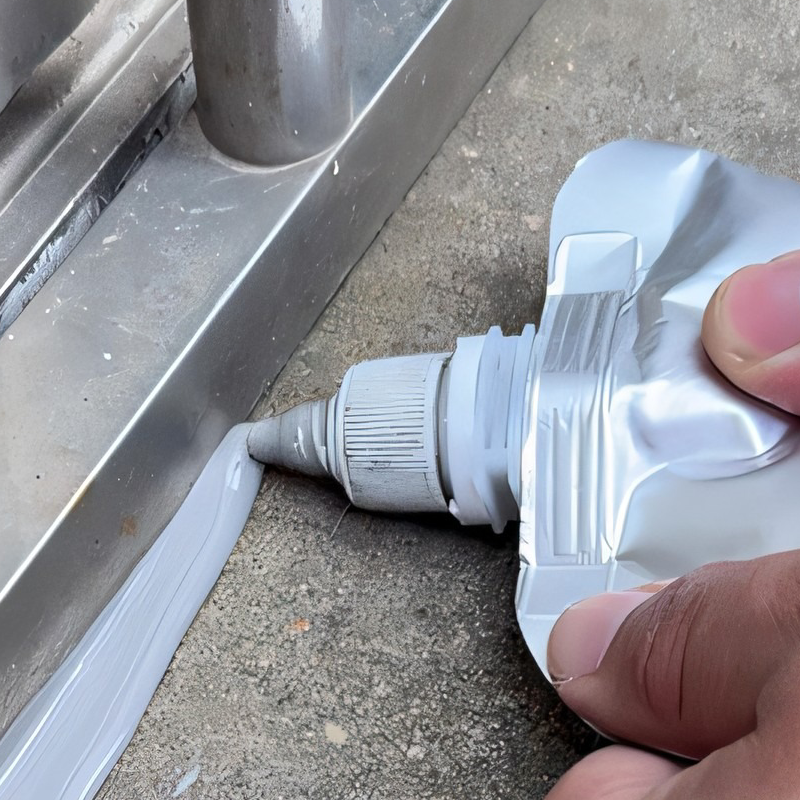 Mörtelkleber zur Reparatur von Dach- und Bodenrissen