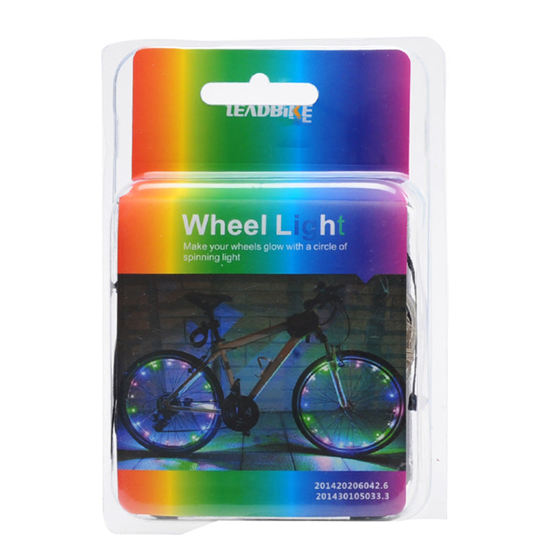 Wiederaufladbare Fahrradreifenlichter