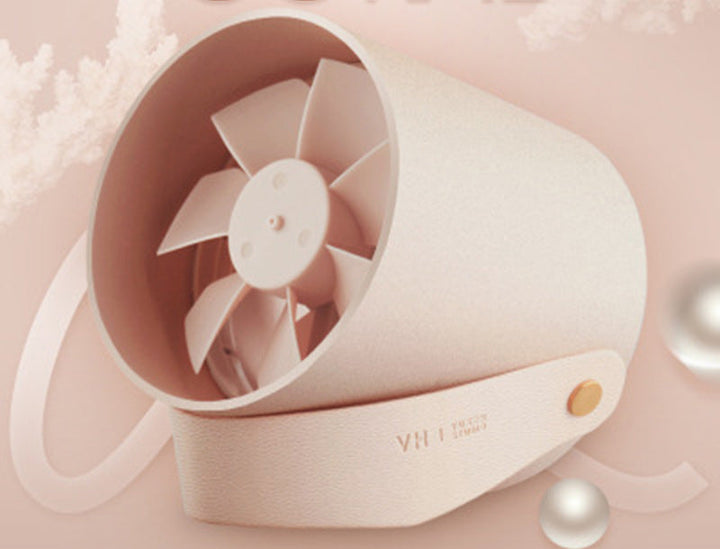 Flüsterleiser USB Betriebene Tragbarer Ventilator - Berühren Sie, um die sanfte Brise zu genießen | Karnz