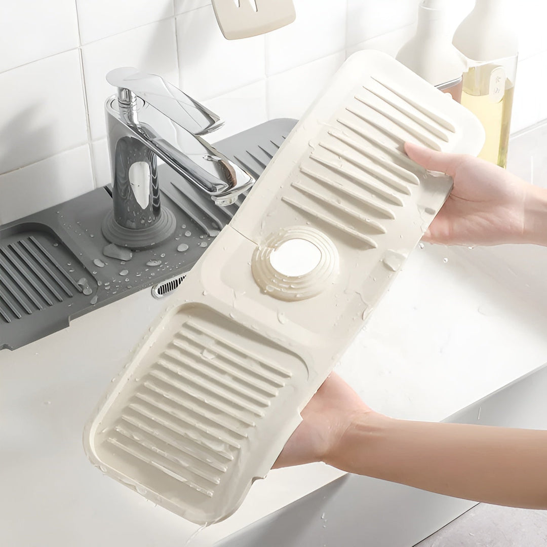 Silikon-Spritzschutz für Wasserhähne – Praktische Tropfmatte | Ideal für Küche und Bad
