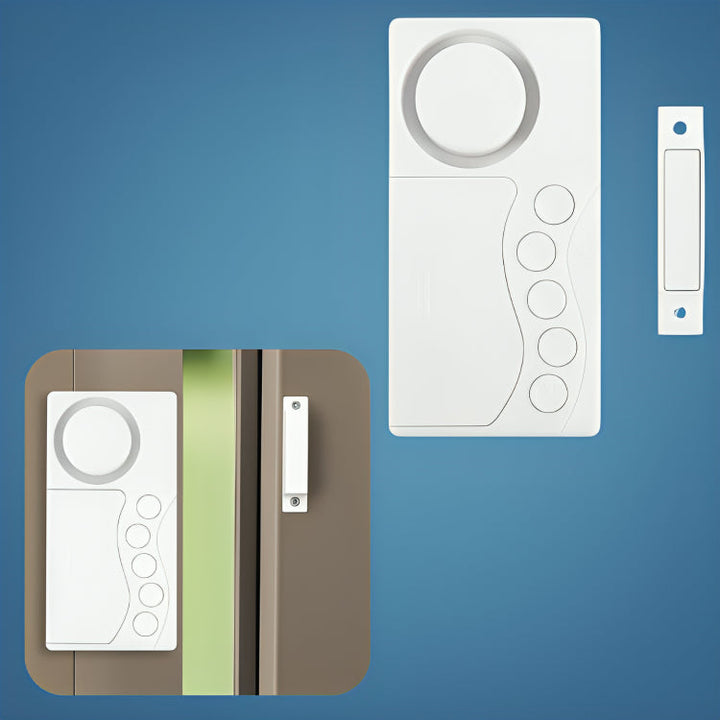 Sofortige Alarmmodi – 108dB Laut Slim Design – Einfache Installation – Schützt Kinder & Haussicherheit Karnz