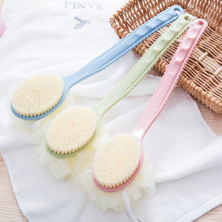 2 In 1 Bade Scrubbing Lange Handgriff Bürste Karnz