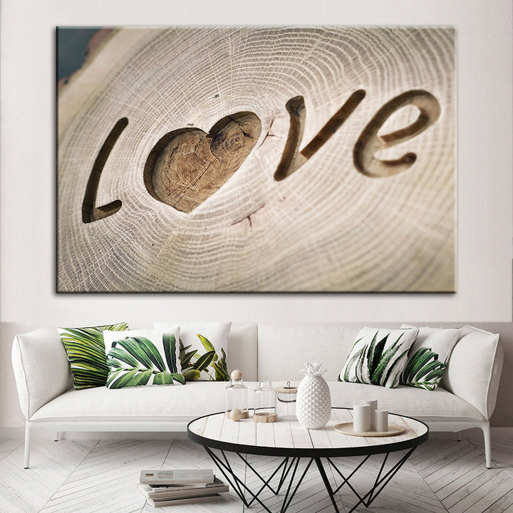 Love Forever - Leinwand Wandkunst Malerei