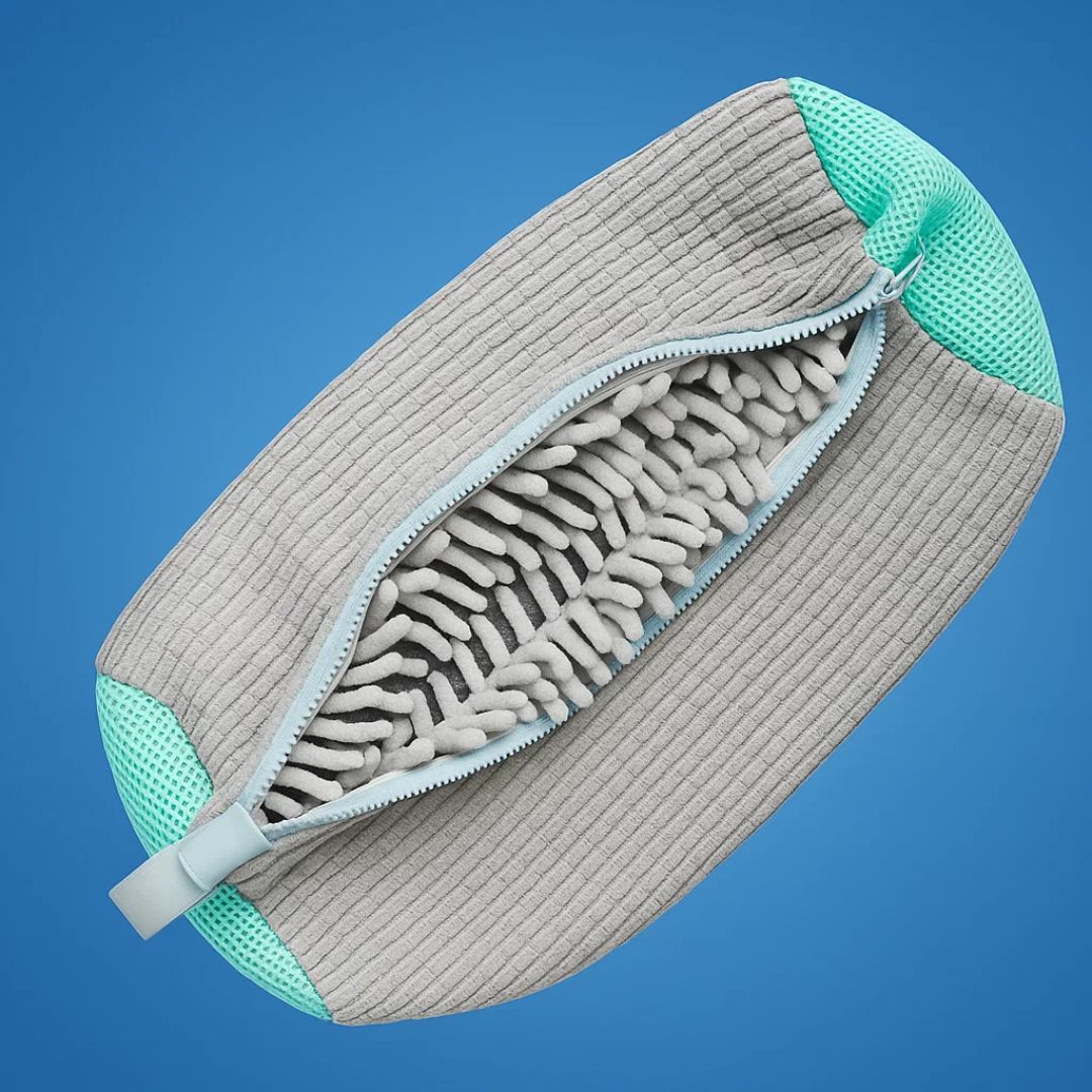 ShoeGuard | Schuh Waschmaschine Tasche – Schutzpolsterung – Mesh Gewebe – Pflegebehälter für Sneakers