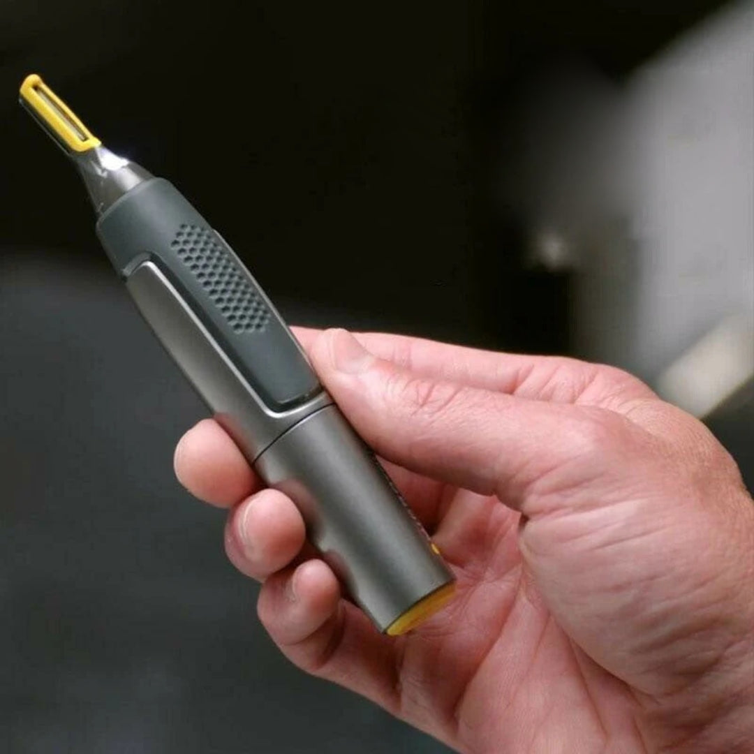 PrecisionEdge Gesichtshaartrimmer mit LED-Licht und ergonomischem Design