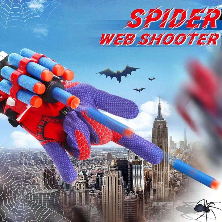 Netzwerfer-Spielzeug mit Spinnenhandschuhwerfer
