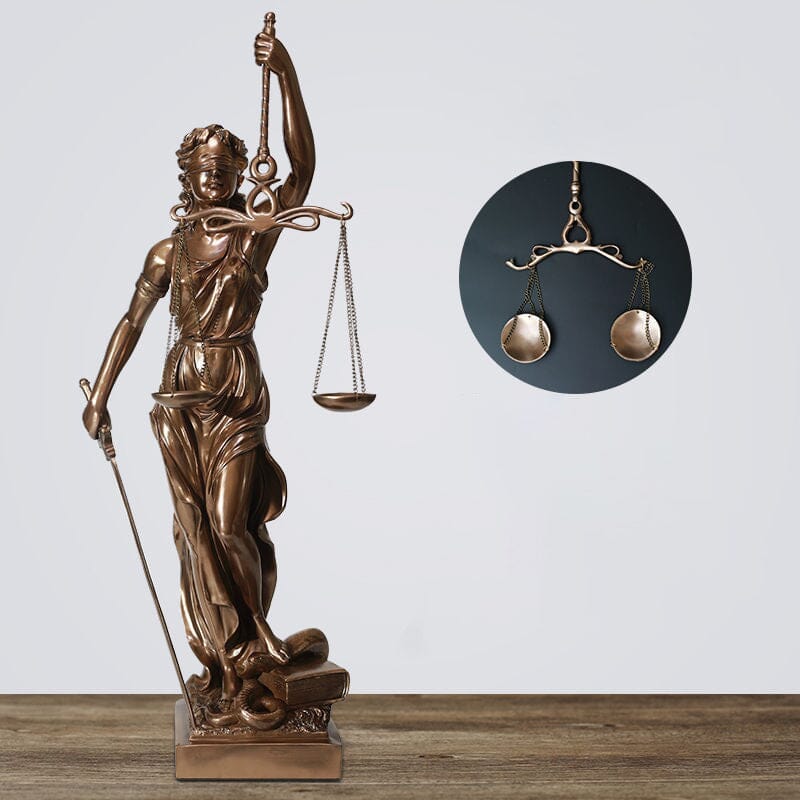 Göttin der Gerechtigkeit Statue Dekoration | Karnz