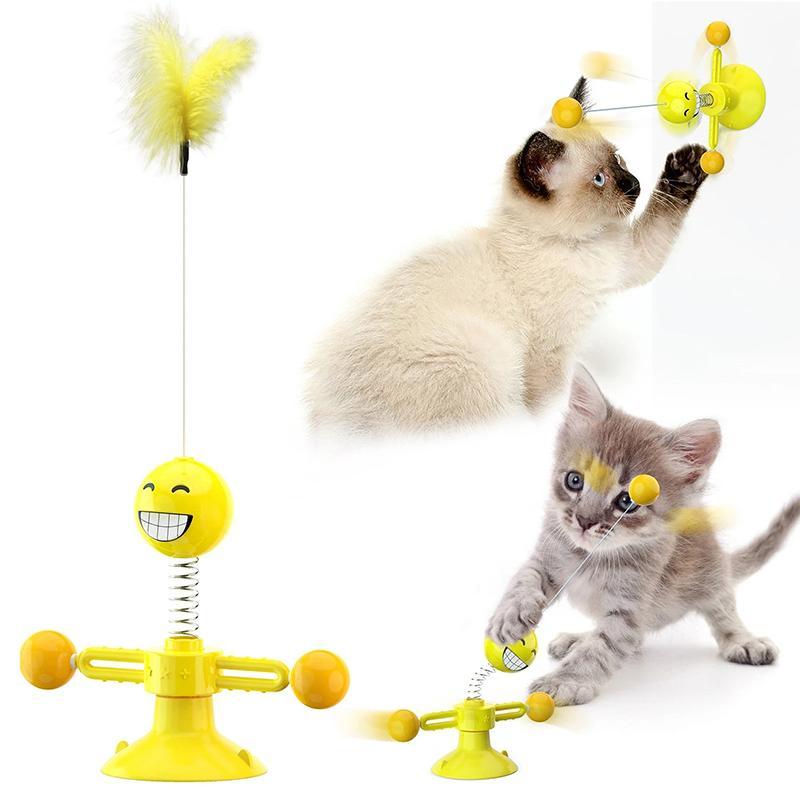 Multifunktionales Drehspielzeug für Katzen | Karnz
