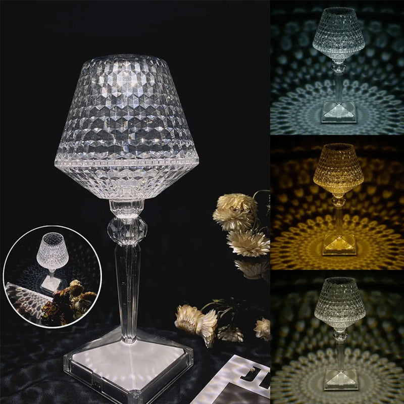 Kristall-Tischlampe | Karnz