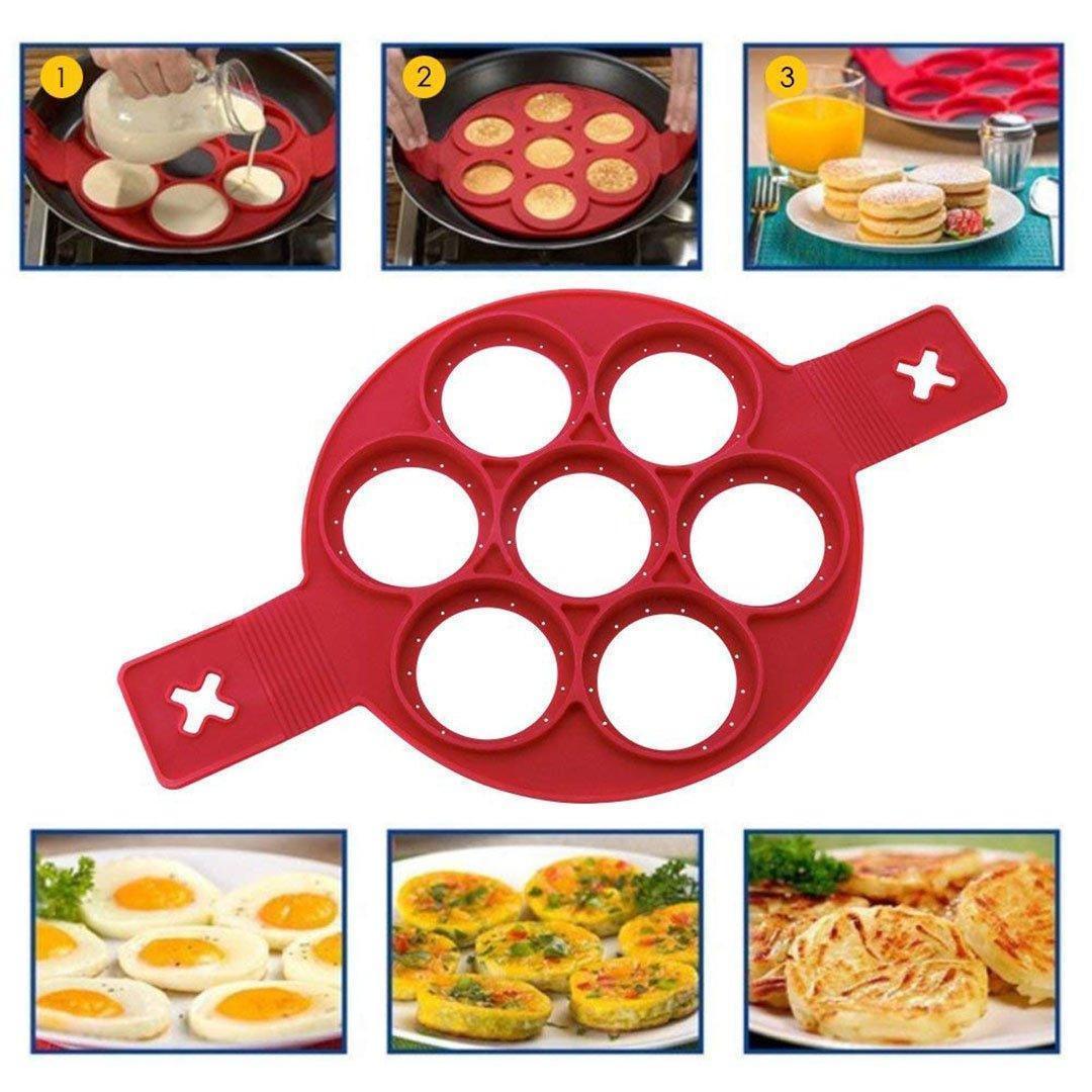 Antihaft-Silikon-Pfannkuchenform-Ring | Karnz