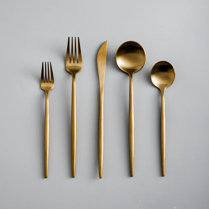 Karnz | Minimalistisches Edelstahl Besteck Elegante Einfachheit