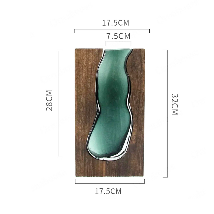 Nordische Live-Edge-Vase Karnz
