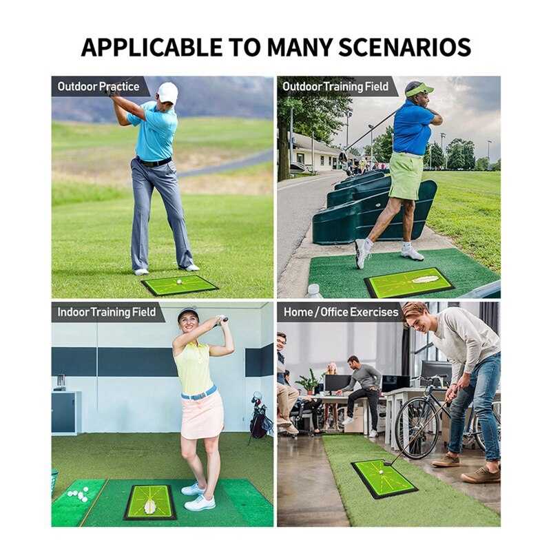 Golf Schwung Tracker Matte - Zu Hause oder im Park verwenden Karnz