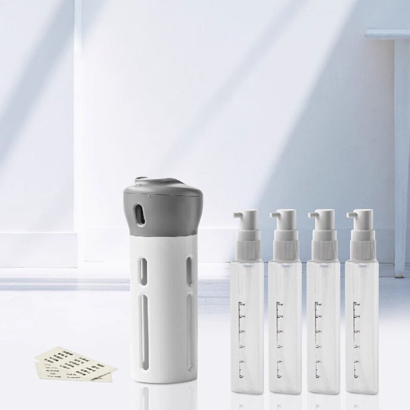 4-in-1-Flasche mit tragbarem Hautpflegespender | Karnz