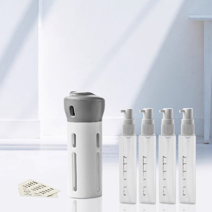 4-in-1-Flasche mit tragbarem Hautpflegespender | Karnz
