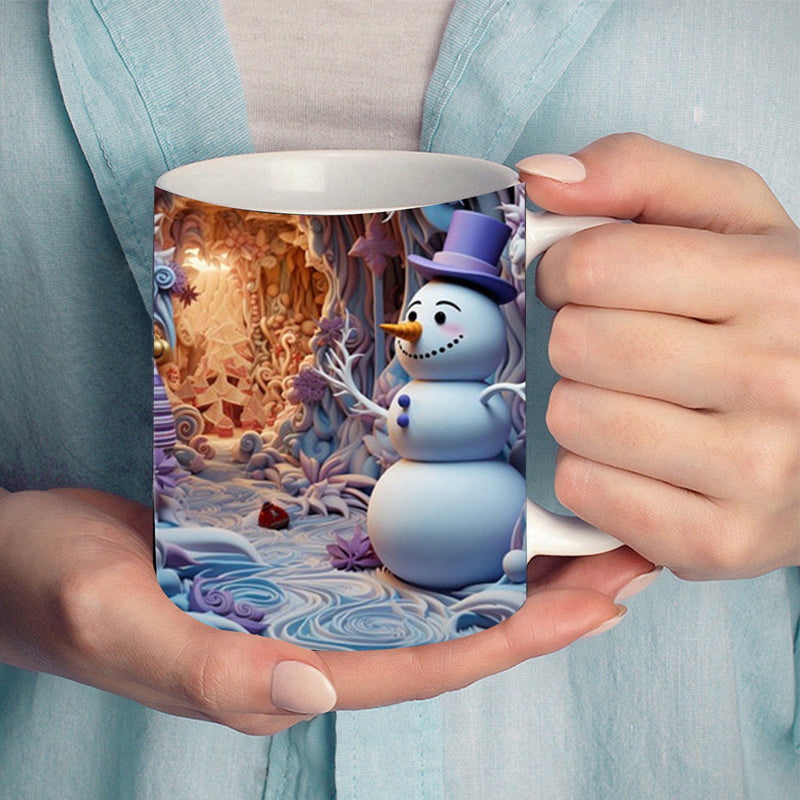 3D Weihnachts-Schneemann Becher | Karnz
