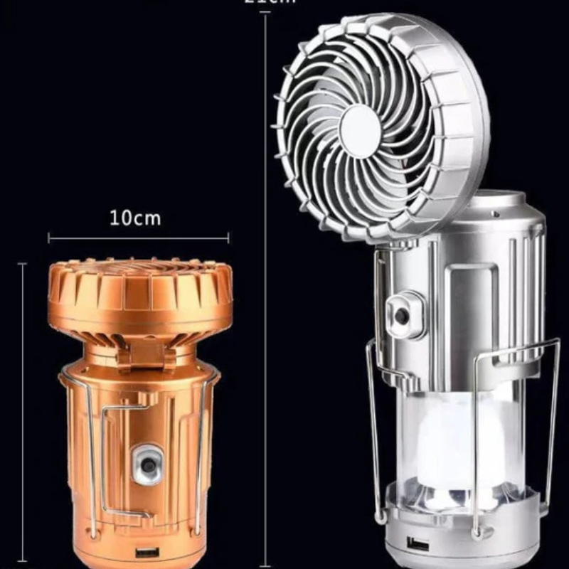 Faltbares Licht mit integriertem Ventilator und USB-wiederaufladbarem Power Karnz