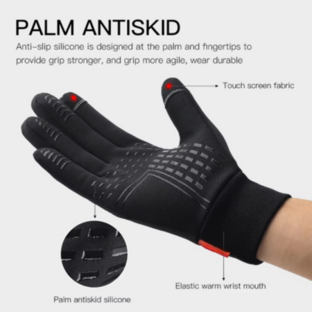 Winter-Touchscreen-Lauf- und Fitnesshandschuhe mit vollen Fingern für Damen und Herren