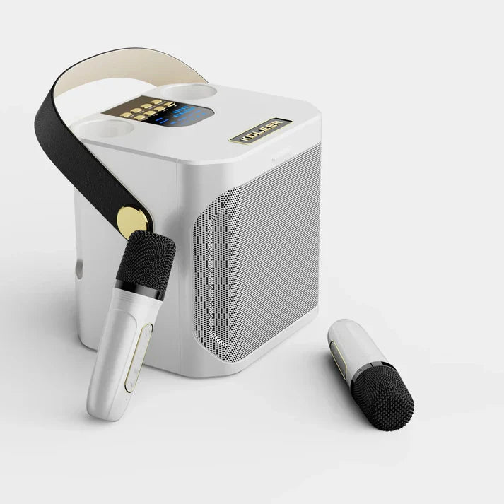 SoundJoy Karaoke-Lautsprecher – Tragbare Bluetooth-Boombox mit 360-Grad-Surround | Karnz