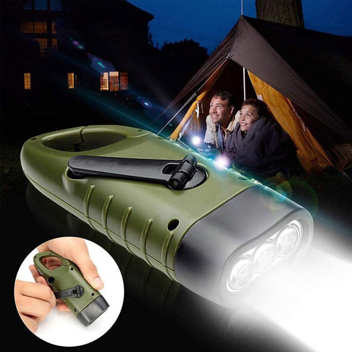 Wiederaufladbare Notfall-Außen-Taschenlampe | Karnz