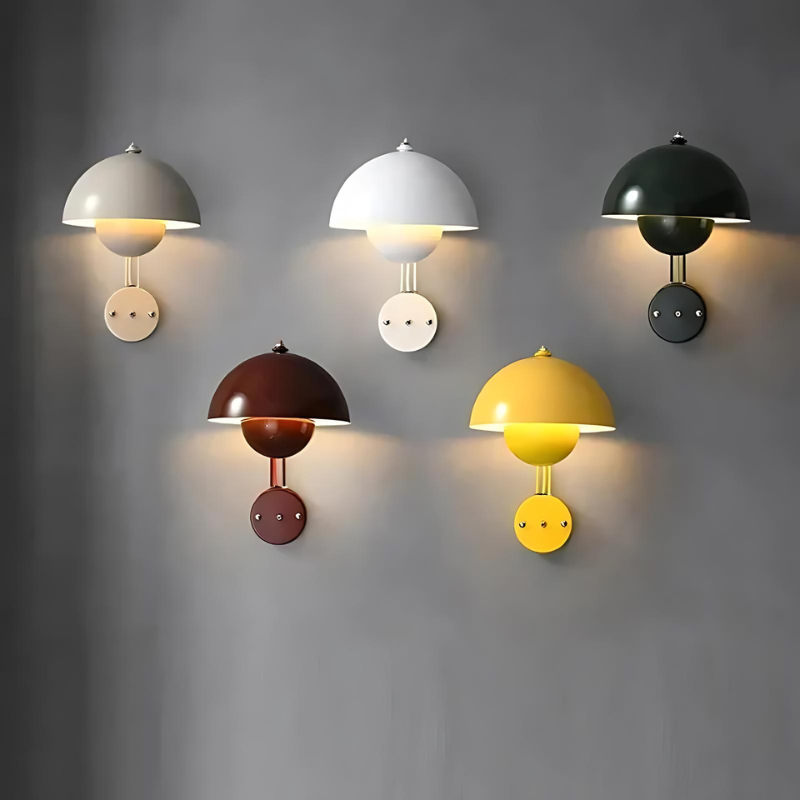 Moderne glänzende Metall-LED-Wandlampe