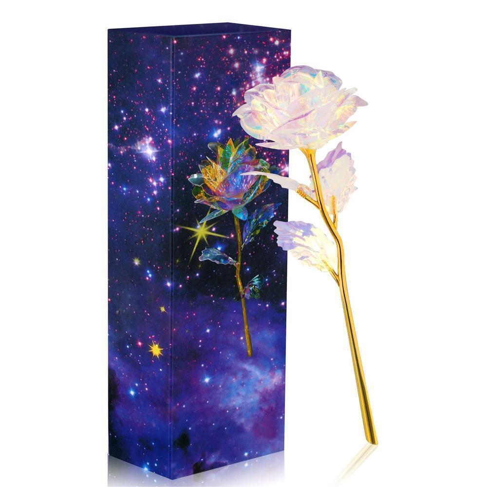 Bunte Galaxy Rose mit Liebe | Karnz