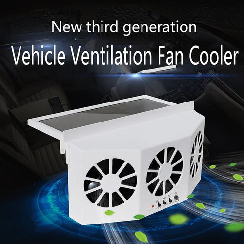 Das Neue Solar Auto Kühl Artefakt [Luftzirkulation Abluftventilator] | Karnz