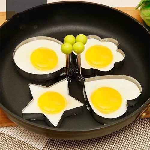 Eierformen Edelstahl 4 Stück Set Für Küchen Karnz