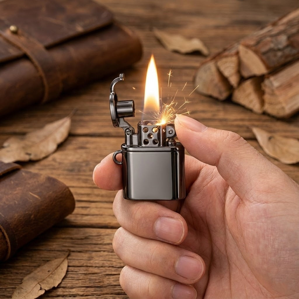 Zeitloses Capsule EDC Schlüsselanhänger Feuerzeug | Karnz