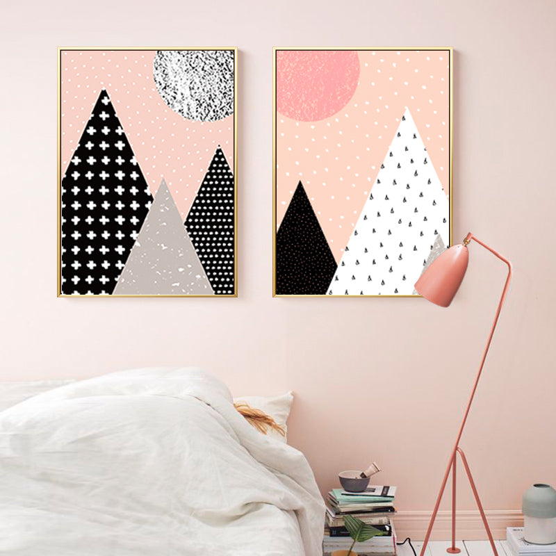 Pop Art Berge - Leinwand Wandkunst Gemälde