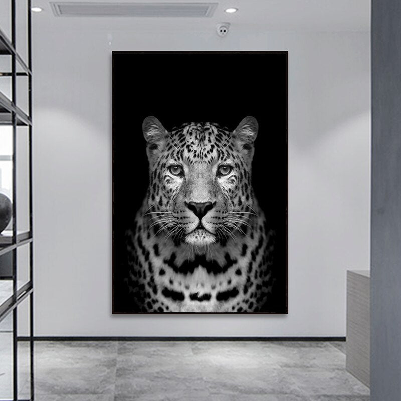 Afrika Wilde Große Katzen - Leinwand Wandkunst Malerei