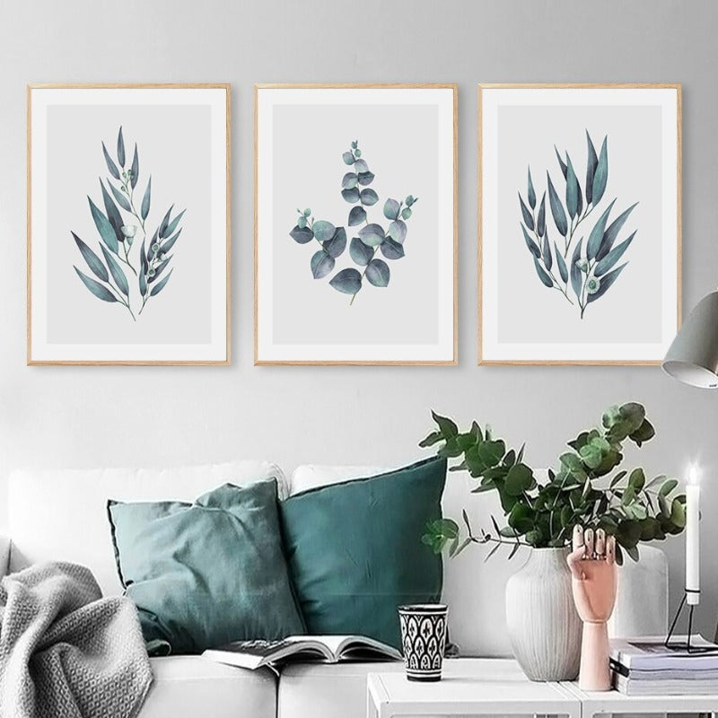 Botanische Blätter Wandkunst Bilder - Leinwand Wandkunst Gemälde