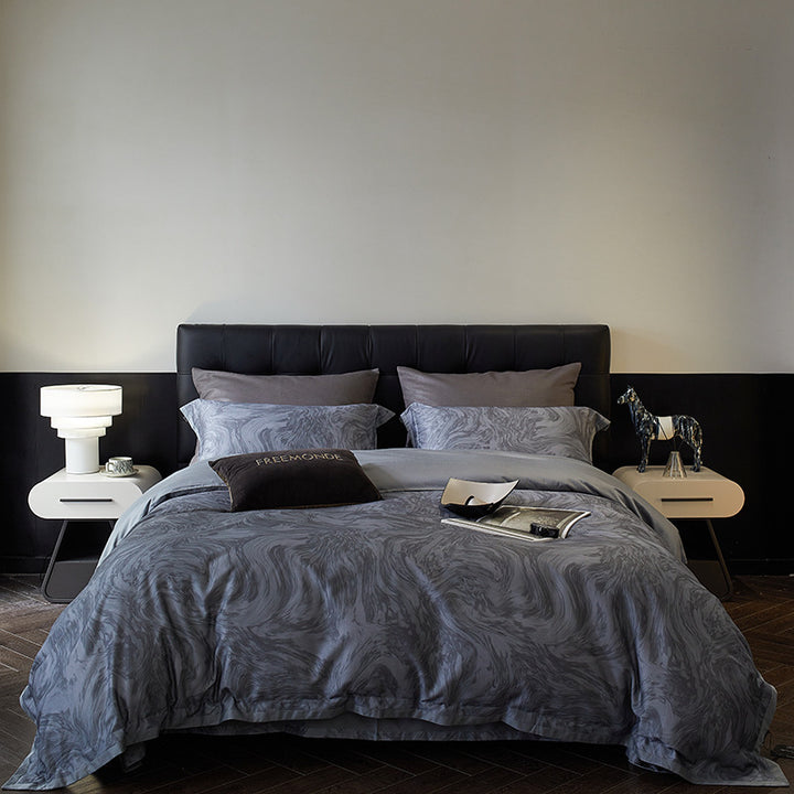 Luxuriöses 4-teiliges Bettwäsche-Set aus Tencel-Baumwolle
