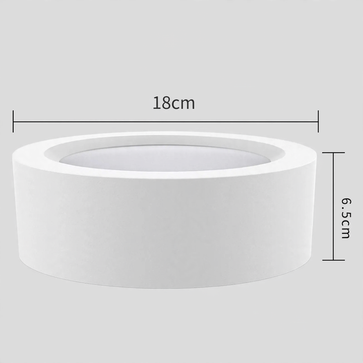 LED-Aufbauleuchte, rund, ohne Bohren