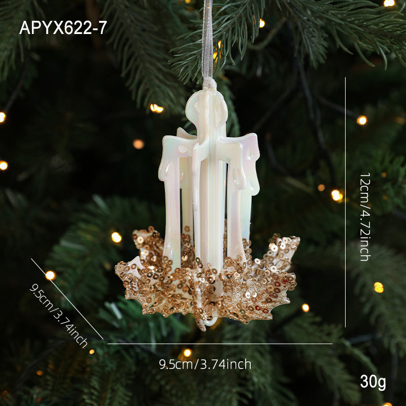 Dekorative Weihnachtsanhänger aus Kunststoff