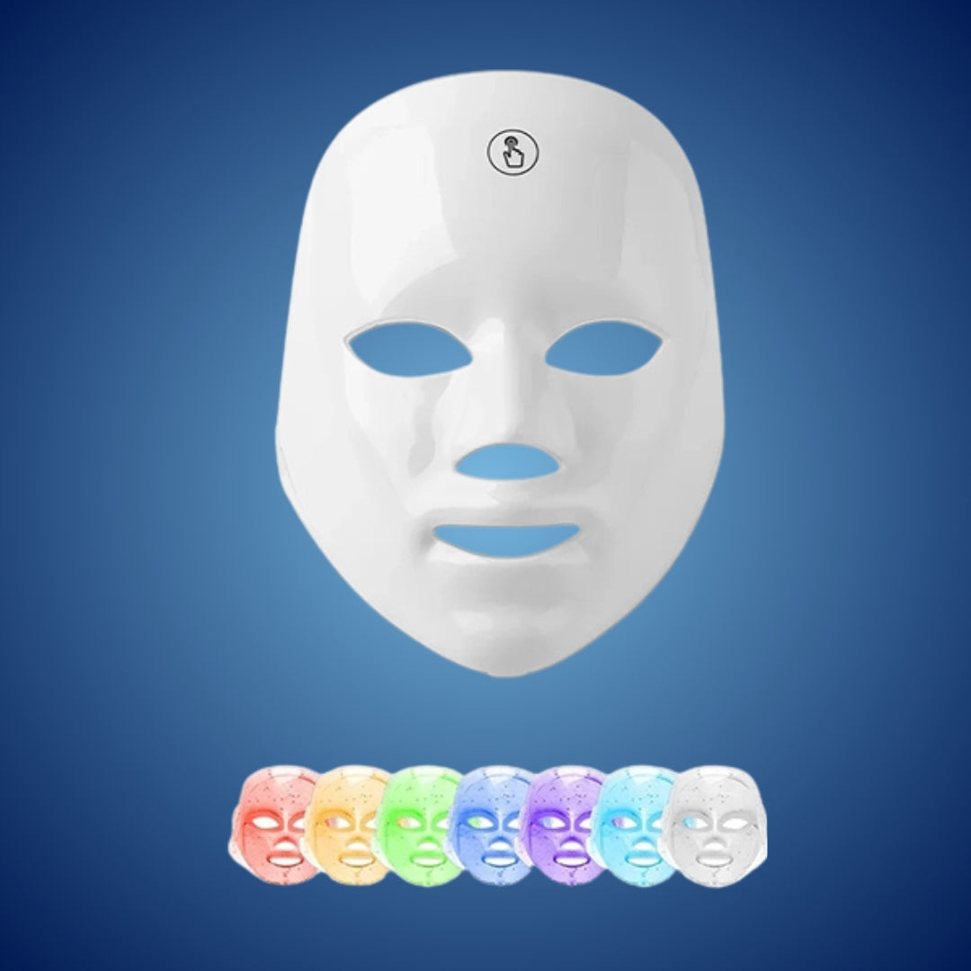 GlowSkin Pro LED-Lichttherapie-Maske | Stimuiert Kollagen - Reduziert Falten - Verbessert die Hautstruktur - Lindert Rötungen Névosa
