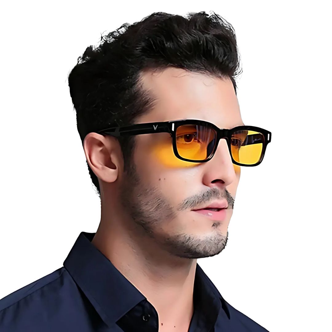 EyeShield Pro Blaulichtschutzbrille | Mit UV-Schutz - Reduziert Augenmüdigkeit - Verbessert die Schlafqualität - Lindert Augenmüdigkeit Karnz
