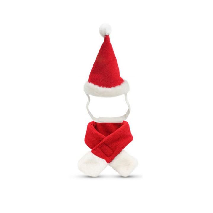 Weihnachtsdekoration Santa Hut mit Schal | Karnz