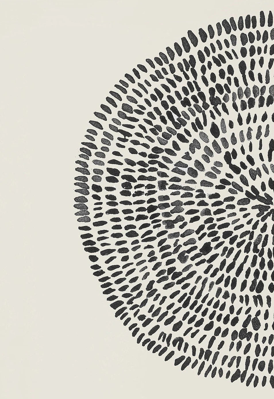 Abstrakte Radiale Punkte Wandkunst Feine Kunst Leinwanddrucke Minimalistische Bilder Für Moderne Wohnzimmer Esszimmer Schlafzimmer Kunst Für Zeitgenössische Wohnkultur