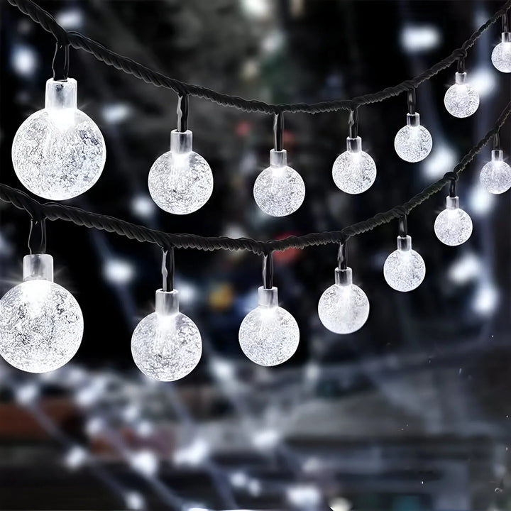 LumeGlobe – Solar Rissglas Gartenlichter