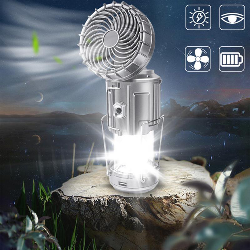 Outdoor LED Camping Licht mit Ventilator | Karnz