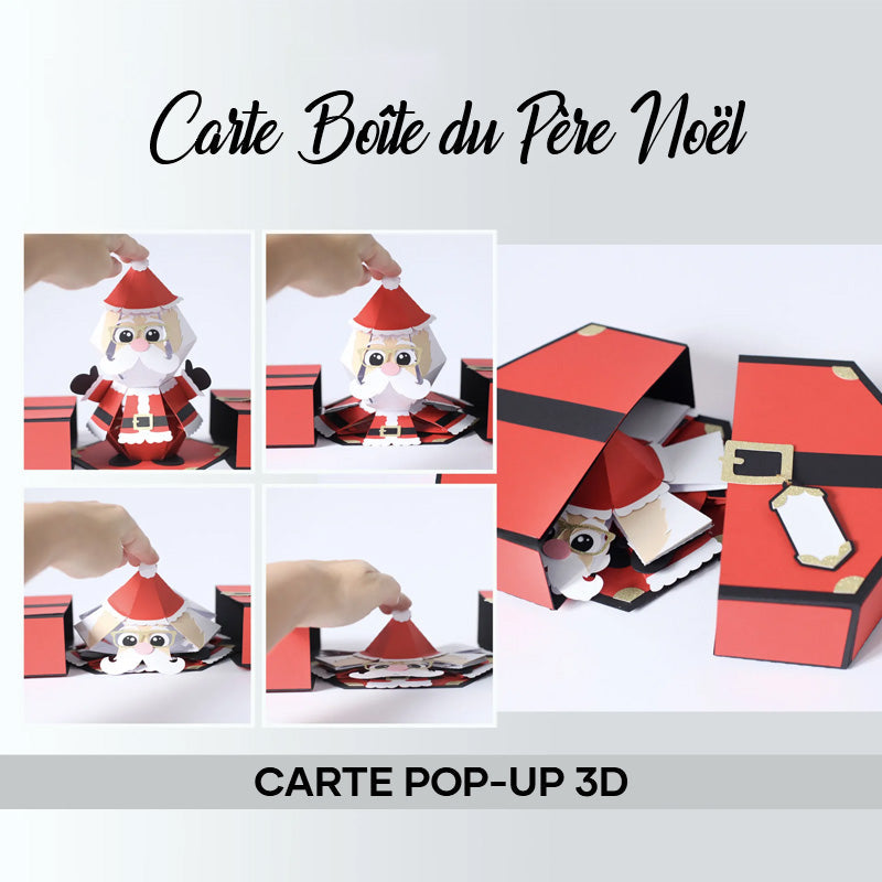 3D Pop-Up Karte für den Weihnachtsmann Streich | Karnz