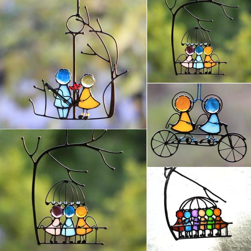 Buntglas Hängungen Sonnenfänger Kunst Dekoration Geschenk | Karnz