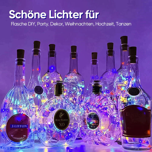 LED-Weinflaschenlichter Kork Nachtlicht DIY Decor Lift - Stück | Karnz